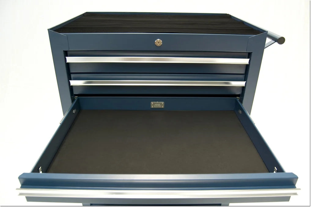 Carrello da officina, 7 cassetti, colore blu
