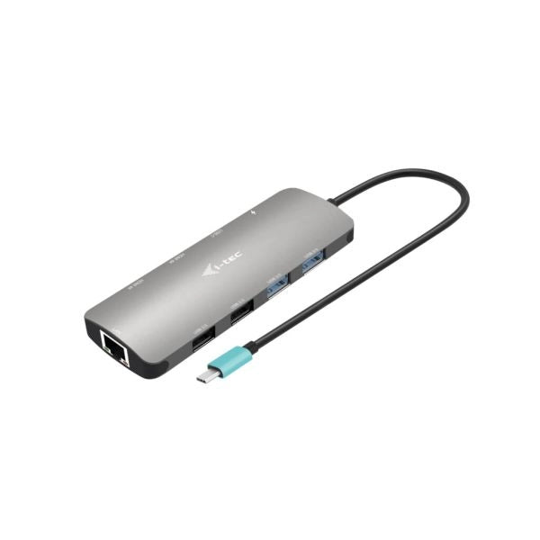 I-tec usb-c metal nano 2x display docking station + power delivery 100 w - C31NANOHDM2DOCPD