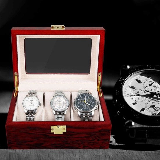Cassa orologio - cuscino orologio, scatola orologio \ scatola orologio 10,5D x 16,5L x 8A centimetri