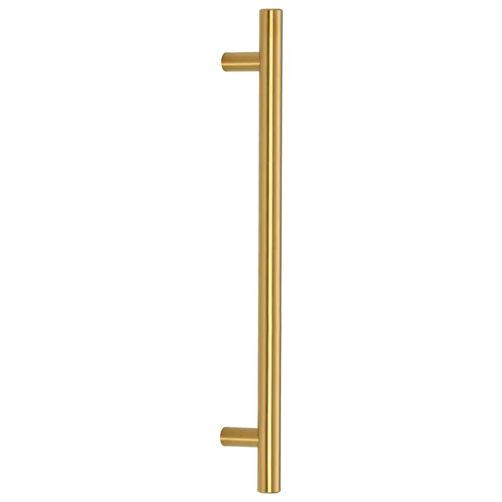 Poignées d'armoire 5 pcs doré 192 mm acier inoxydable