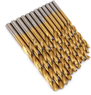Set di punte a spirale HSS con rivestimento TiCoated per legno, plastica e alluminio - Cambio rapido