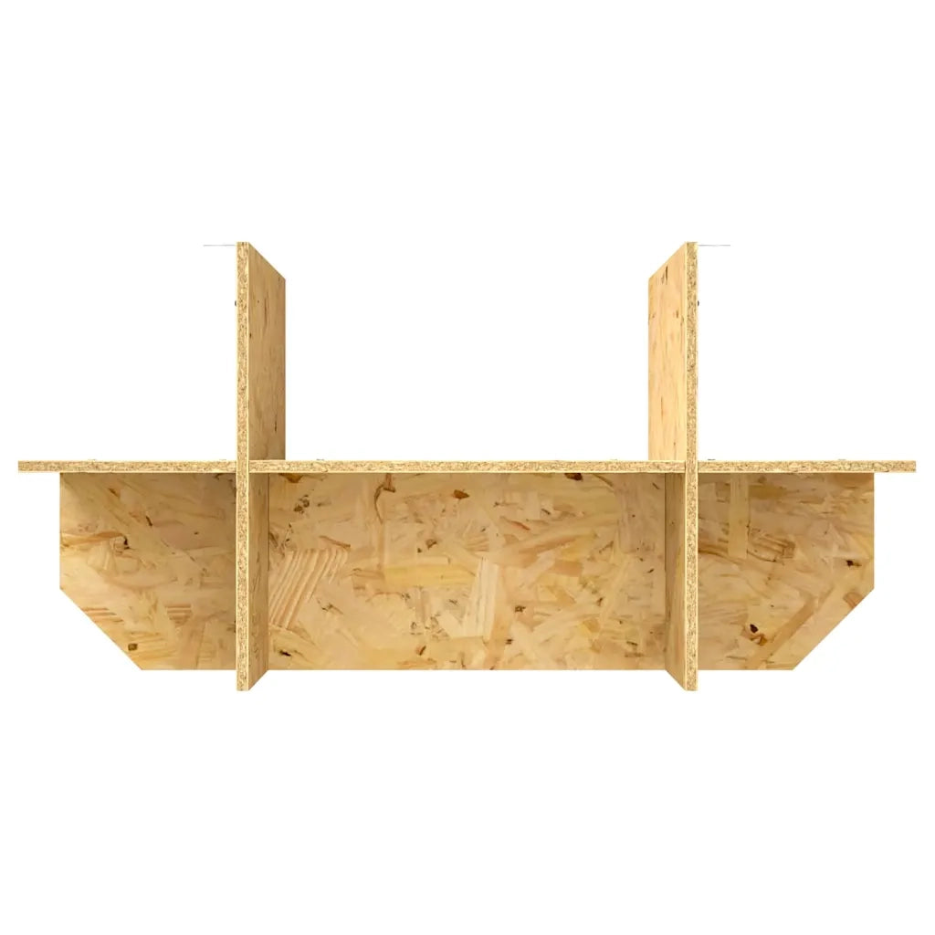 Base per Terrario con lo scaffale Marrone 80 x 40 x 50 cm OSB CFW3321367