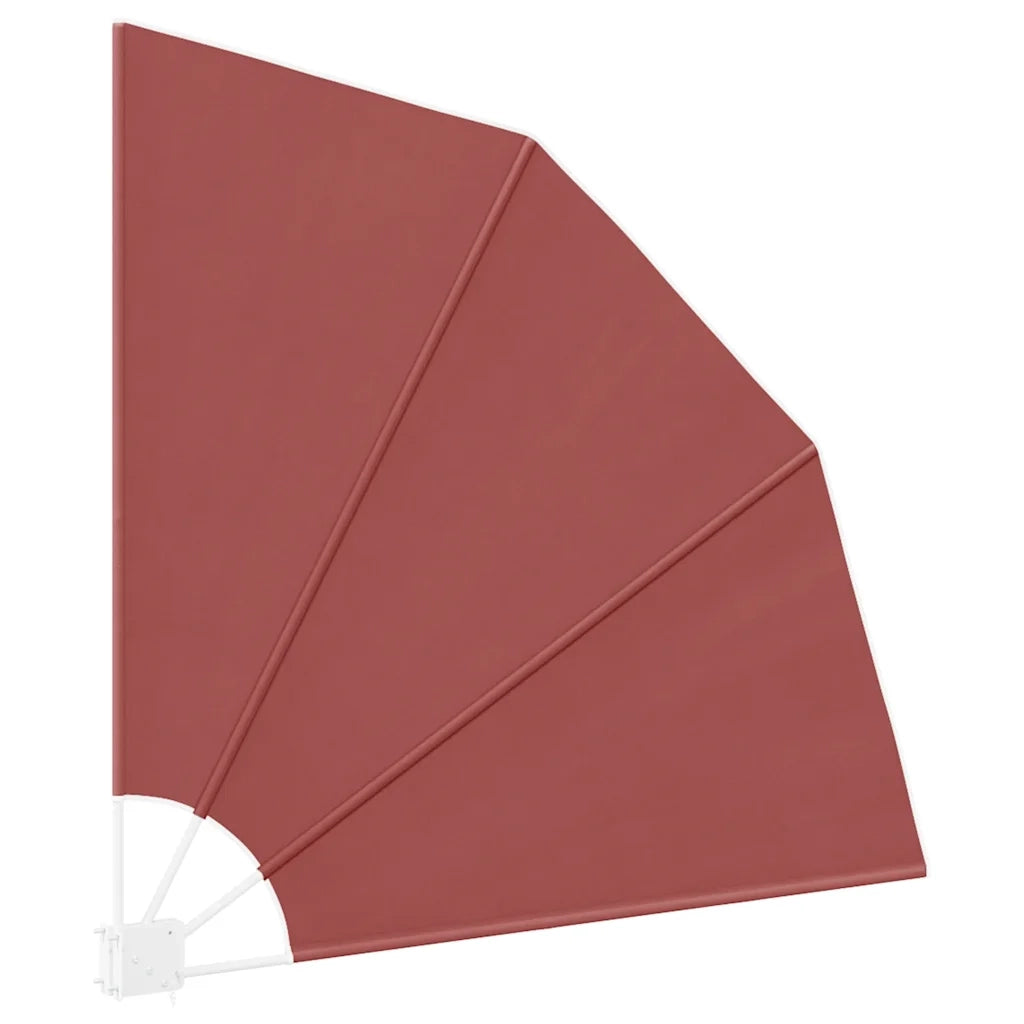Tenda Laterale per Balcone Pieghevole Terracotta 140x140 cm 41581