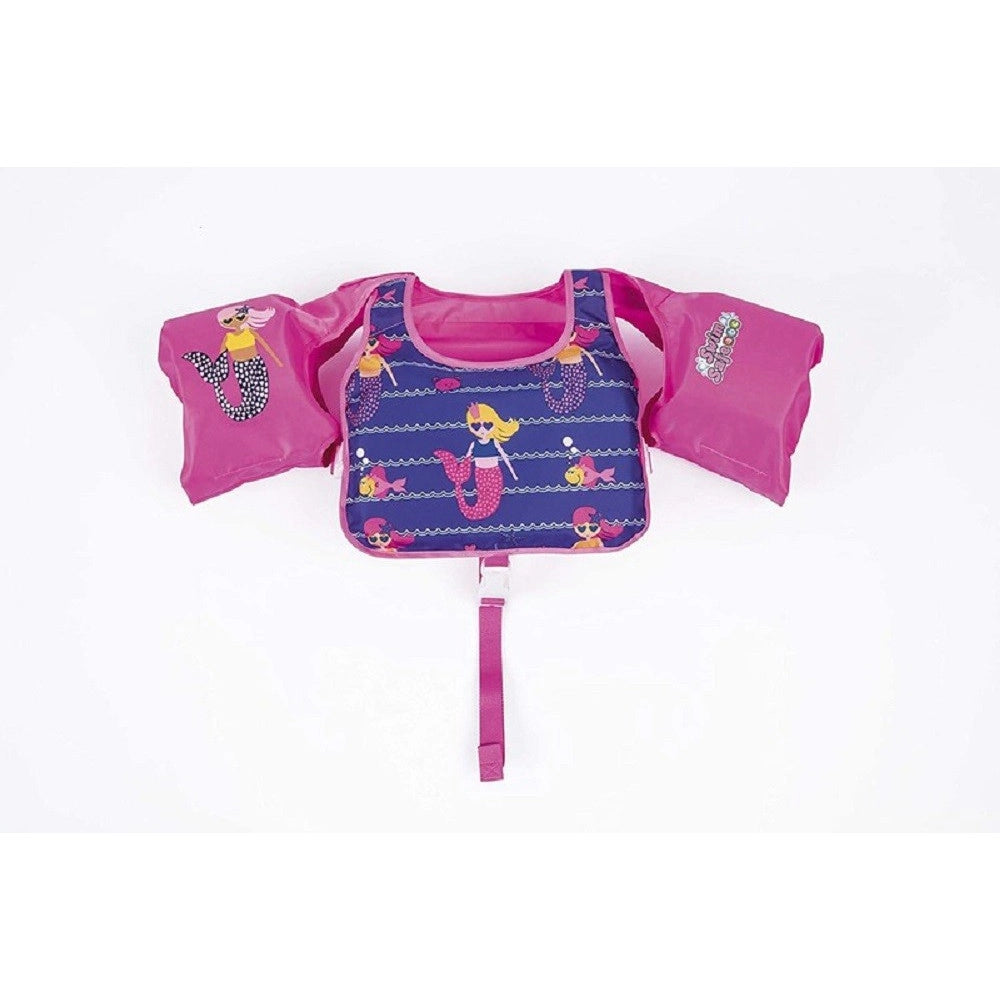 Trade Shop - Salvagente Con Braccioli Gilet Gonfiabile Per Bambini 3-6 Anni Swim Safe 32174 -