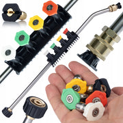 Lancia Alta Pressione M22 Universale – Set 5 Ugelli 1/4" | Compatibile con Idropulitrici M22 Kärcher Bosch