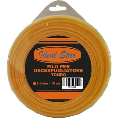FILO PER DECESPUGLIATORE TONDO IDEAL STAR Ø mm 3,0x15 mt - IDEAL STAR