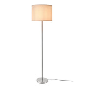 Lampada da terra Tamworth E27 altezza 161 cm argento e bianco 03_0007323