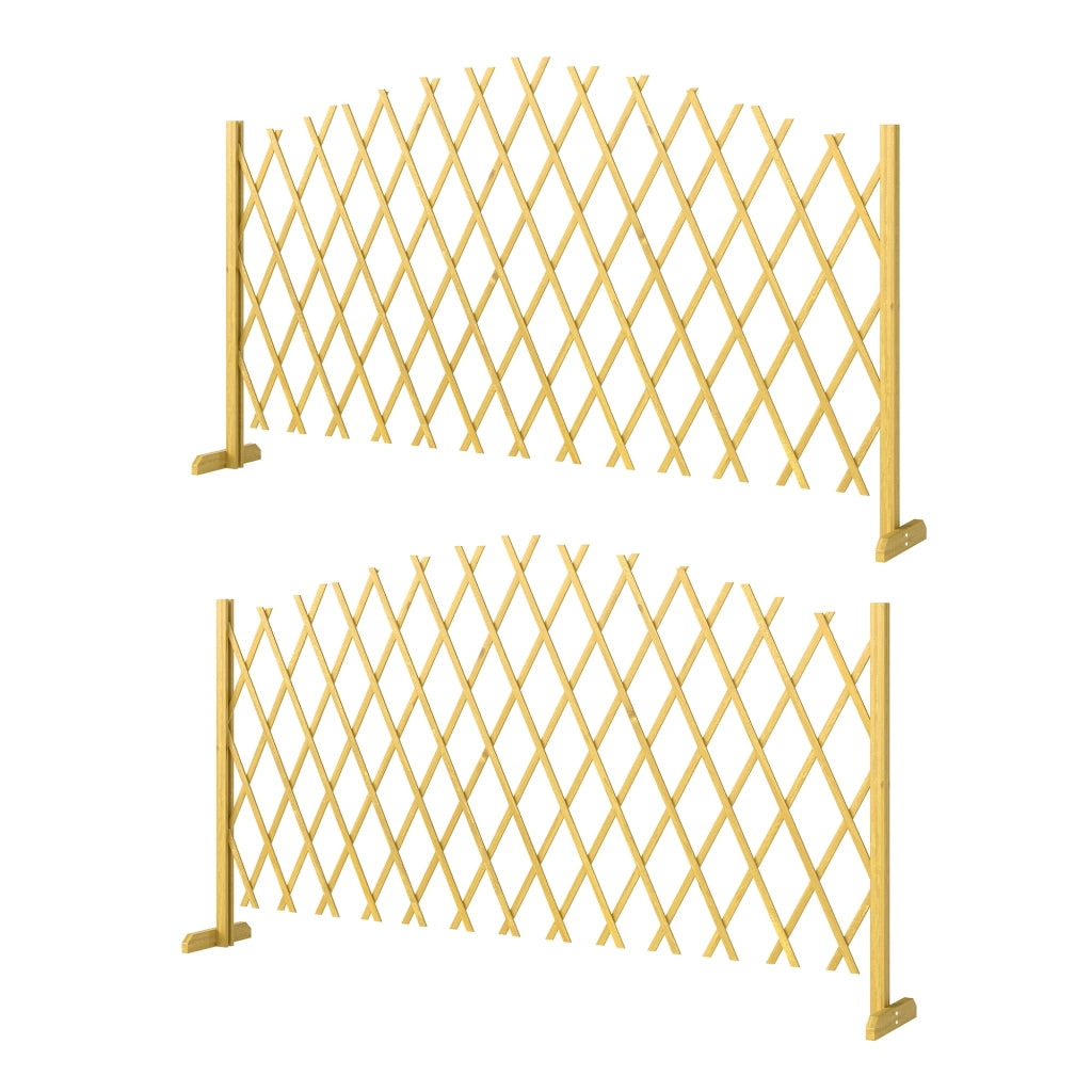 Barriere Estensibili in Legno di Pino ¨C zephmum ¨C 180x30x103 cm
