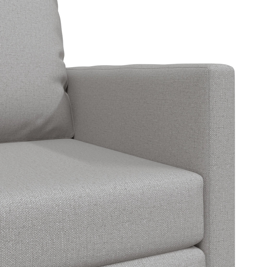 Divano Letto 2-in-1 Grigio Nuvola 74x77x81 cm Tessuto
