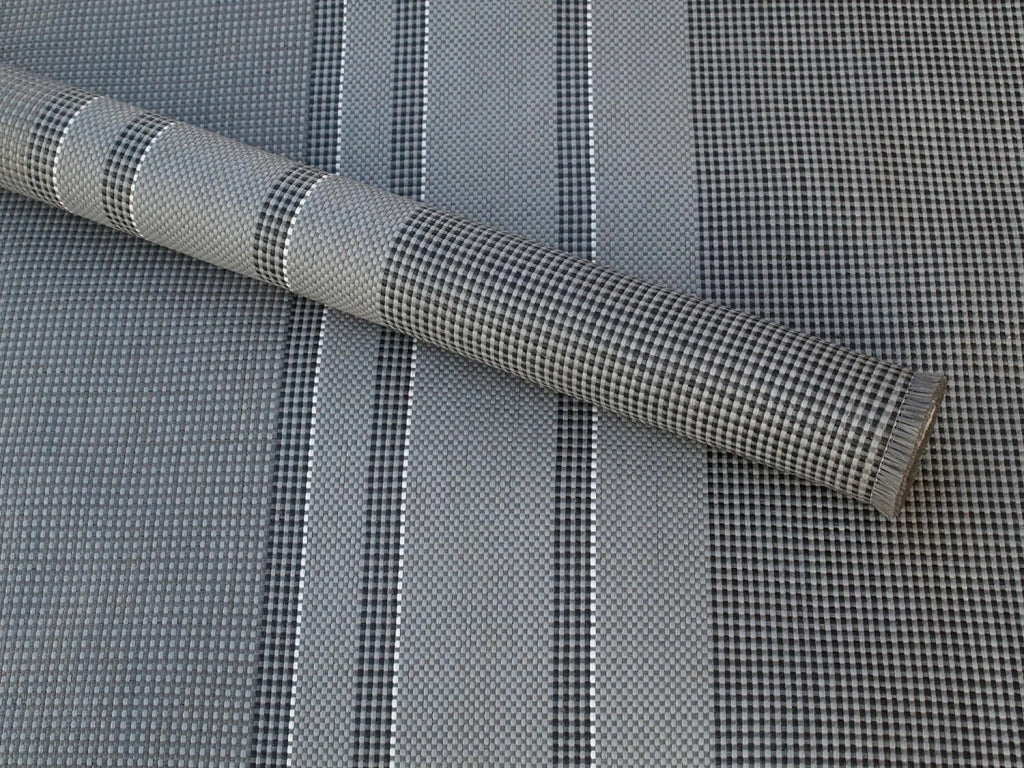 Arisol 19952 Classico Tappeto Tenda Unisex in Polipropilene 300 g-m² Traspirante Antimuffa con Frange 600 x 250 cm colore Grigio