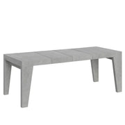 Tavolo allungabile 160/420x90 cm Naxy Premium colore cemento