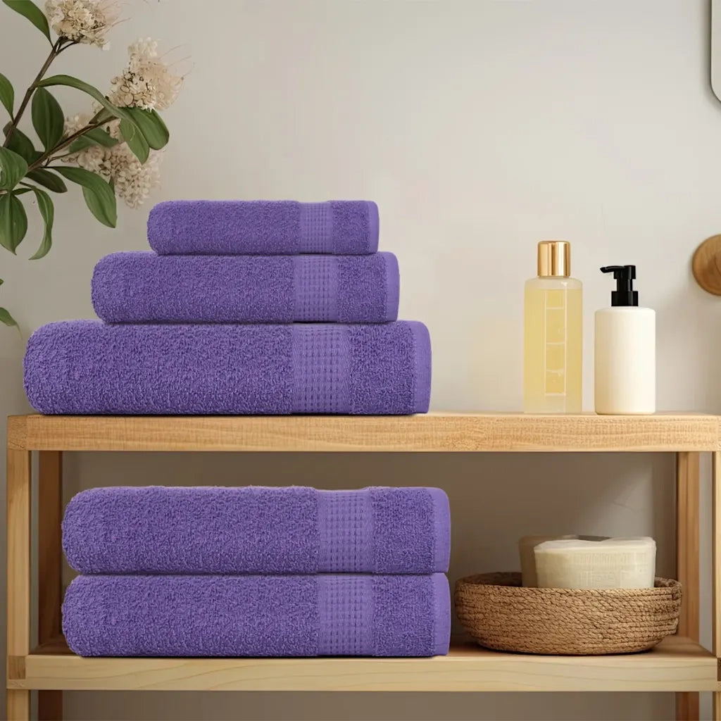 Asciugamani FROGN 10 pz | Teli per bagno Viola 30x30 cm 360 g/m2