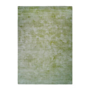 Tappeto di design Luxury 100 in viscosa verde nobile