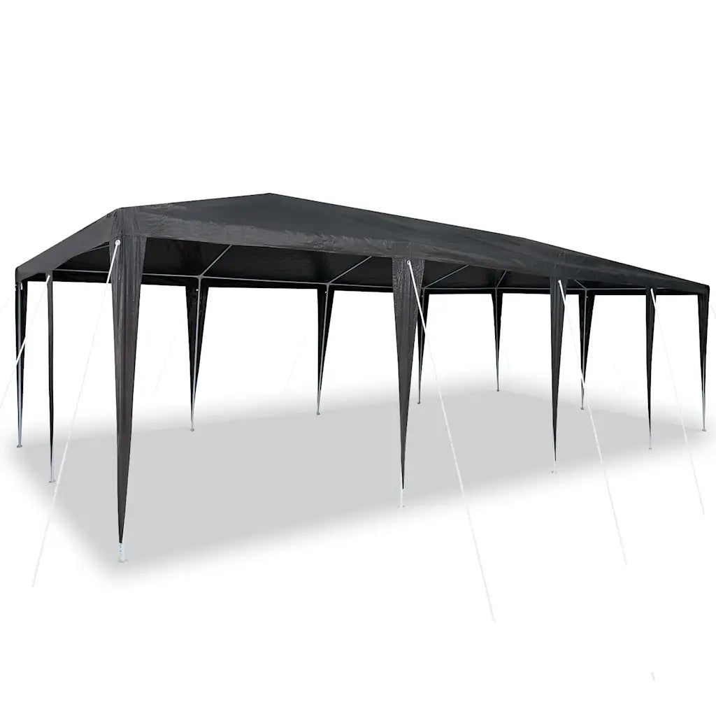 Tenda Party Antracite 800 x 400 x 266 cm Polietilene e Acciaio 42003439