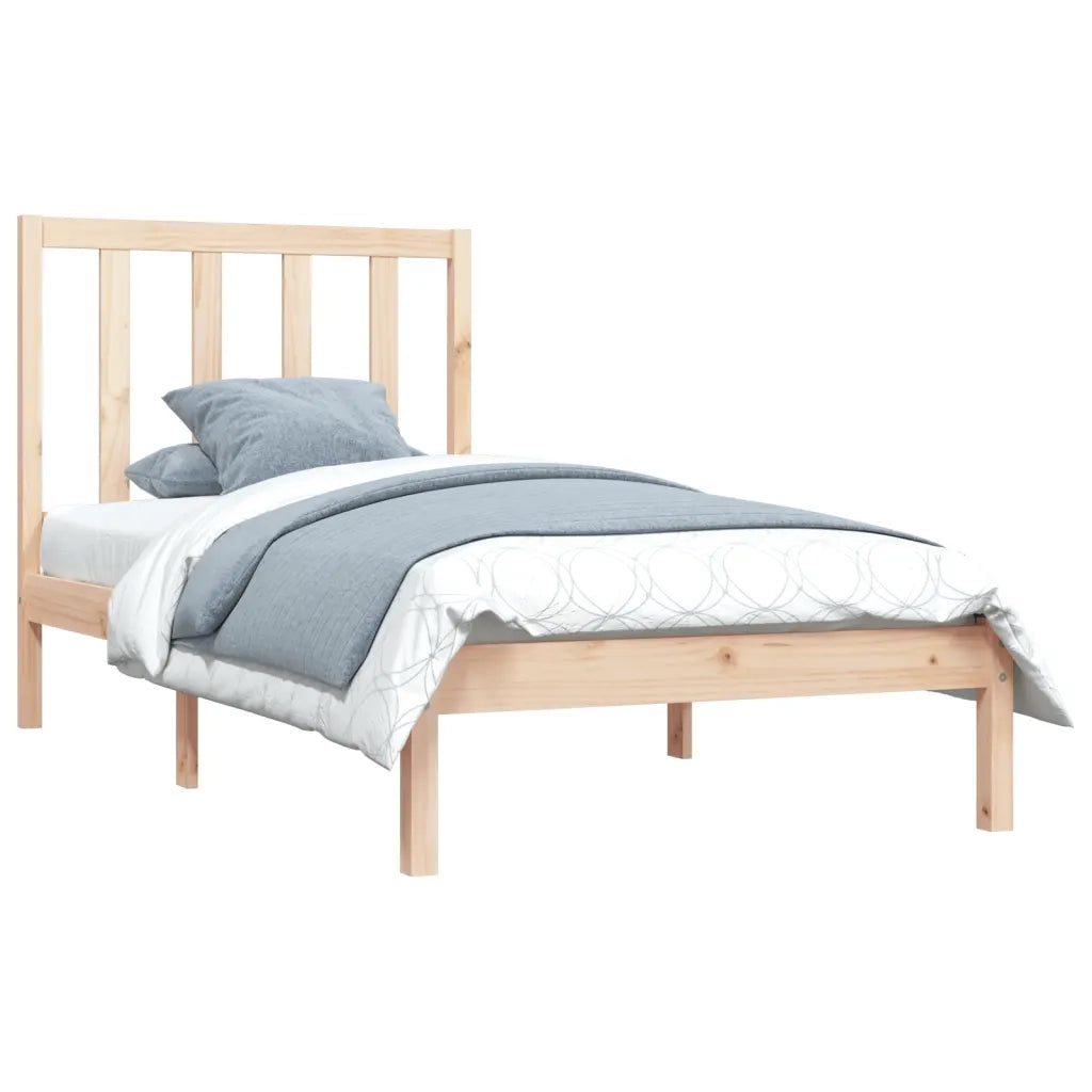 Giroletto-Struttura Letto in Legno Massello di Pino 90x200 cm 839085