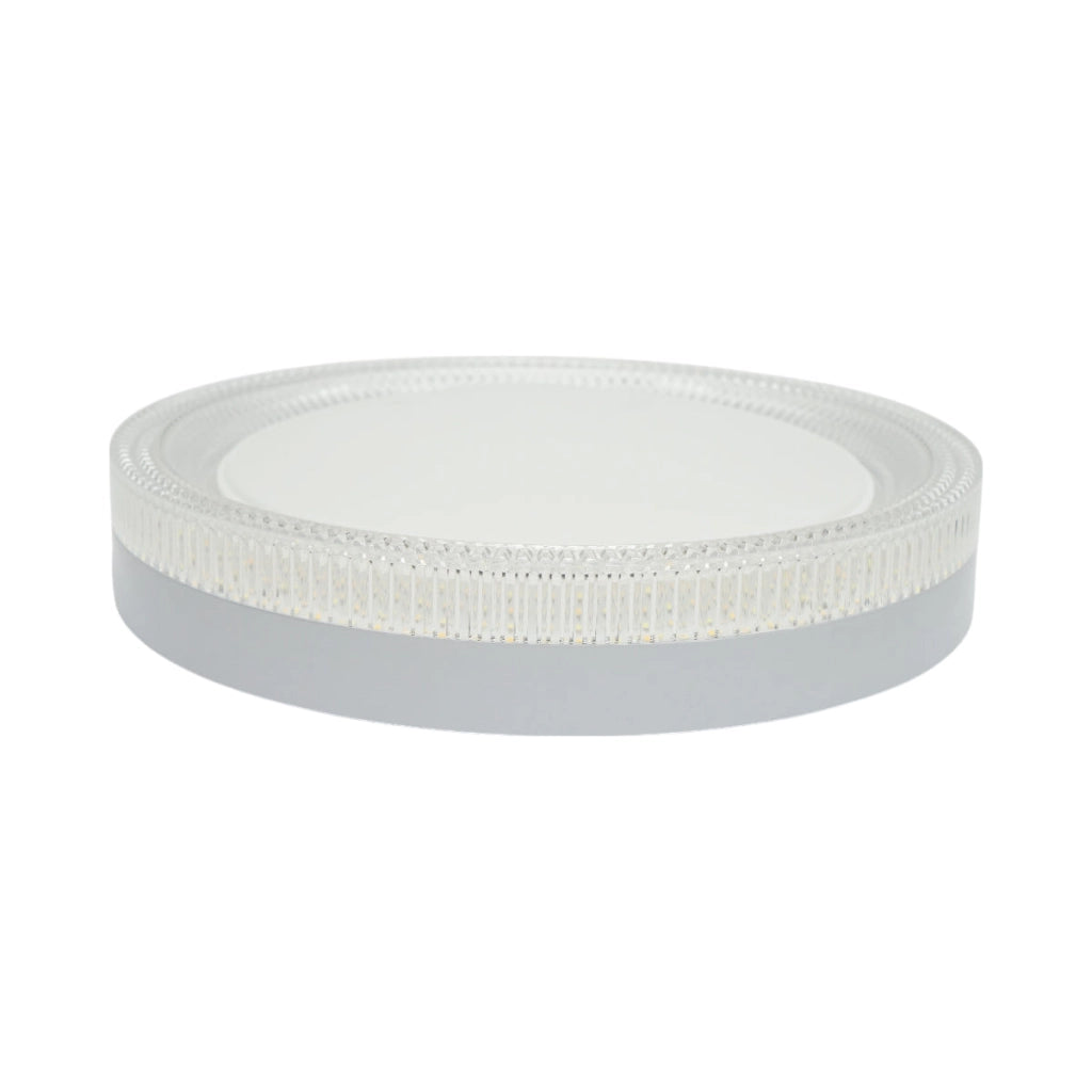 Plafoniera LED 36W, 220V, luce regolabile 3CCT 3000K/4000K/6500K, corpo rotondo 230x40mm, IP20