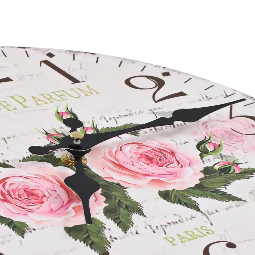 Orologio da Parete Vintage Fiore 30 cm 50625