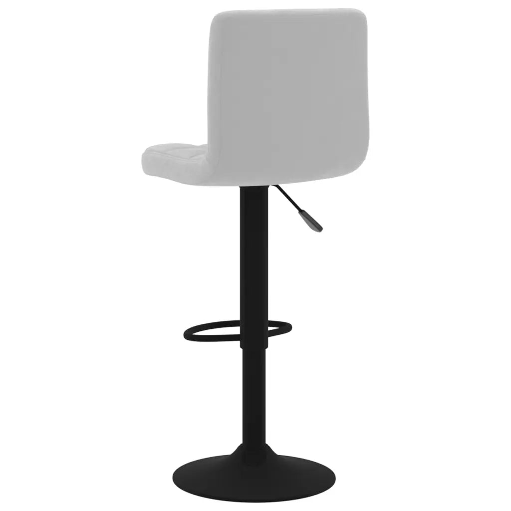 Sgabello da Bar Grigio Chiaro in Velluto cod mxl 70347