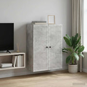 Mobiletto a muro Grigio Cemento 66 x 34,5 x 90 cm 897888