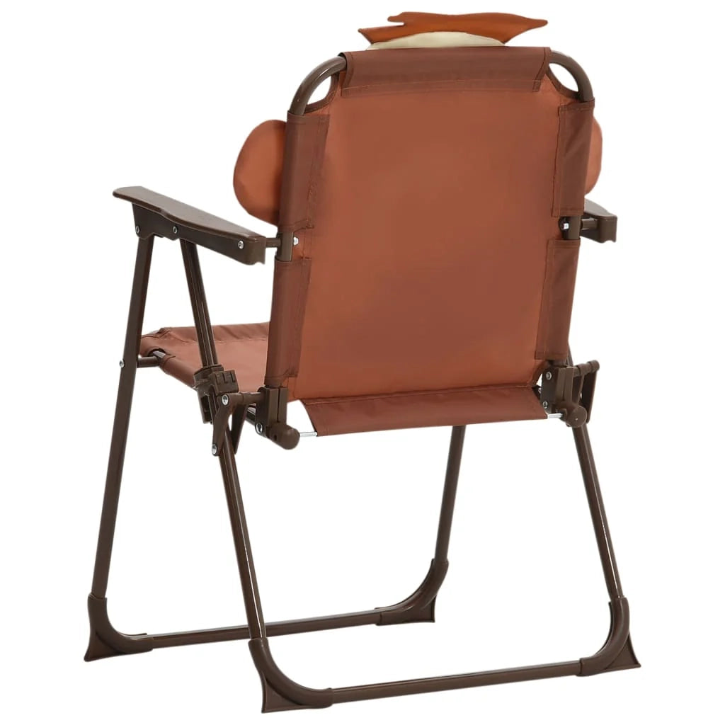 Set da bistro con ombrellone per bambini 3 pezzi marrone 02_0014491