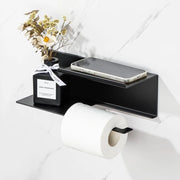 Tappo per carta igienica con supporto in legno tappo per carta igienica senza perforazione tappo per carta igienica nero tappo per carta igienica con 2 supporti tappo per carta igienica autoadesivo