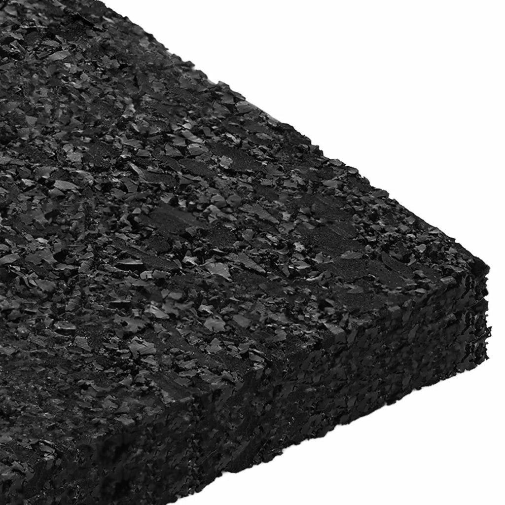 Pad per patio in granuli di gomma Nero 6 x 9 x 1 cm Gomma 42027238