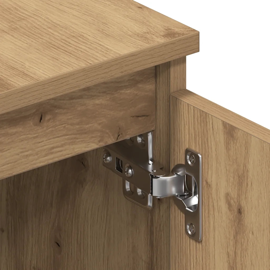 Mobile Porta TV Rovere Artigianale 140x40x36 cm Multistrato