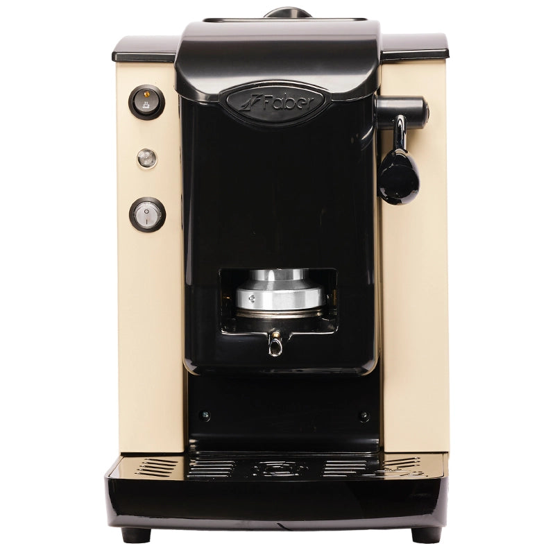 FABER SLOT PLAST LITE SABBIA / NERO (SPSABNLT) - MACCHINA CAFFE A CIALDE - TERMOREGOLATORE 95 GRADI - PRESSACIALDA ESTRAIBILE