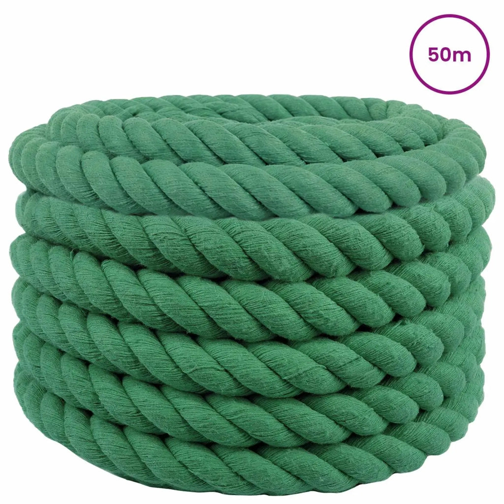 Corda Verde 3 x 3 x 5000 cm Cotone 42011978