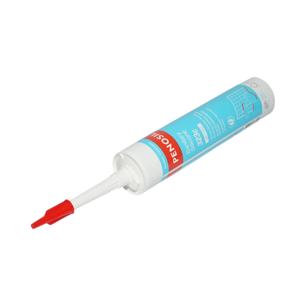 Silicone sigillante sanitario bianco resistente alla muffa 280 ml – Sanitary Silicone 323 Penosil