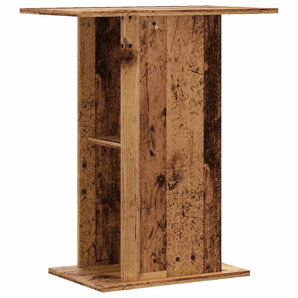 Supporto per acquario finitura legno invecchiato 36 x 60,5 x 72,5 cm legno ingegnerizzato marrone 02_0044713