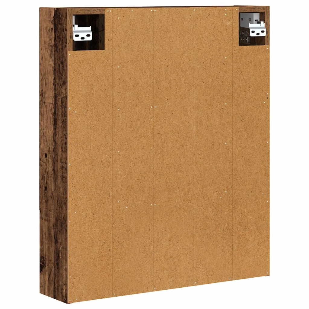Mobiletto per specchio da bagno Legno vecchio 60 x 14.5 x 70 cm 889189