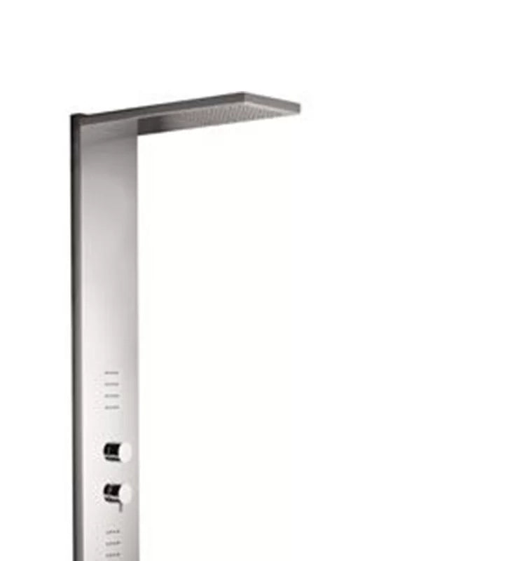 Pannello doccia a parete in acciaio inox