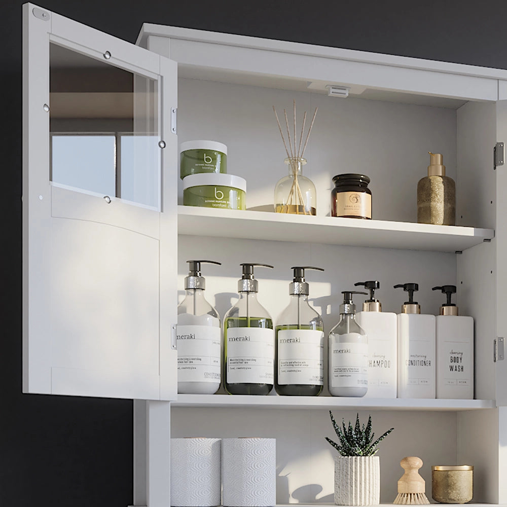 Vicco Armadietto per toilette Bianco 69 x 171 cm