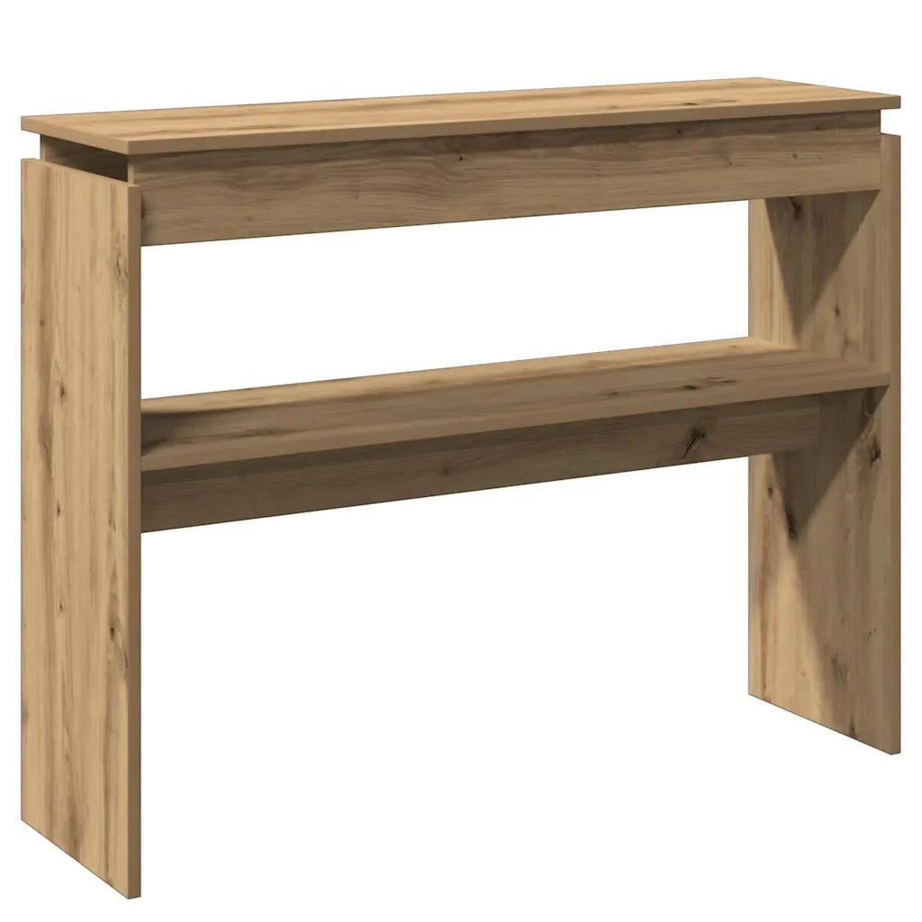 Tavolo Consolle Rovere Artigianale 102x30x80 cm in Truciolato