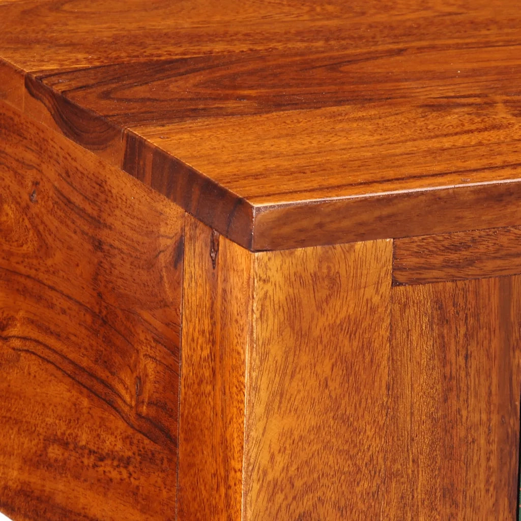 Comodino 40x40x36 cm in Legno Massello di Acacia 4016487