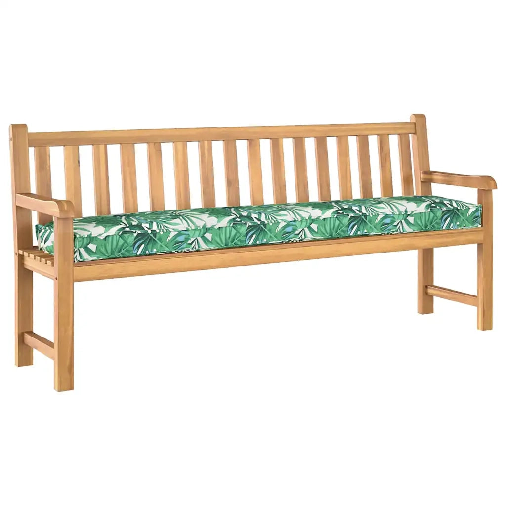 Cuscino per pallet Floreale Motivo Foglia Verde 180 x 40 x 8 cm 42001676