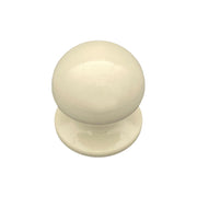 Pomolo fisso per porta SAGUATTI 869/70KB in alluminio bianco lucido