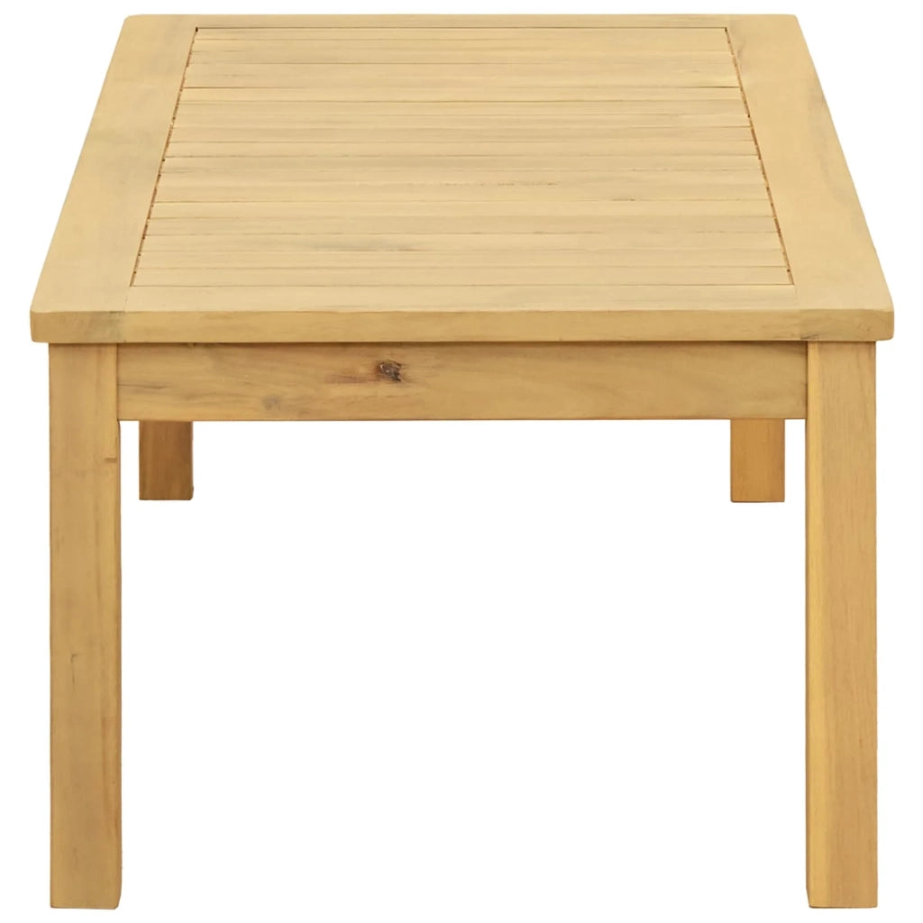 Tavolino da salotto Acacia chiaro 90 x 50 x 36 cm 42026784