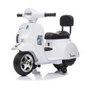 Moto Scooter Elettrico per Bambini Piaggio Mini Vespa PX Small  6V-Bianco