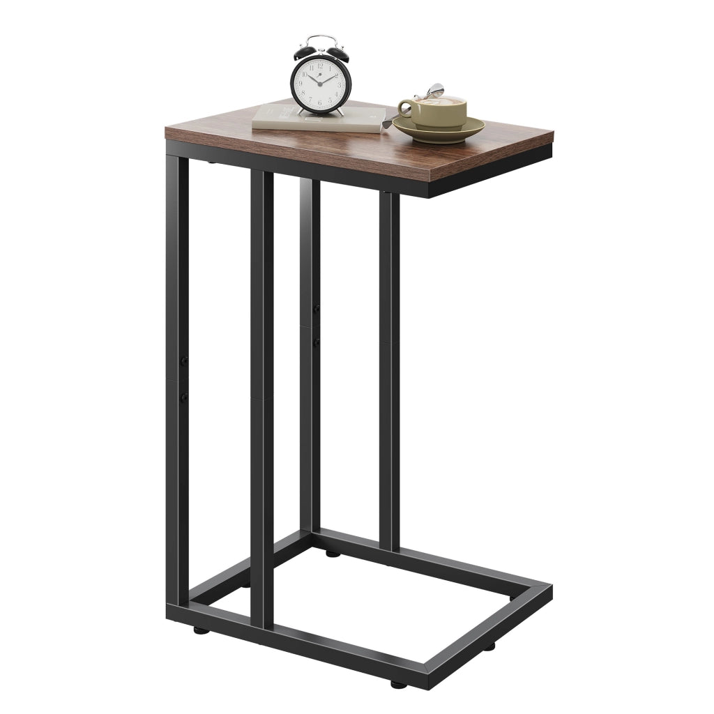 Tavolino da salotto C-Shaped ¨C zephmum ¨C marrone metallo