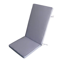 Cuscino Real Medio 90x40x4 cm in Poliestere Grigio