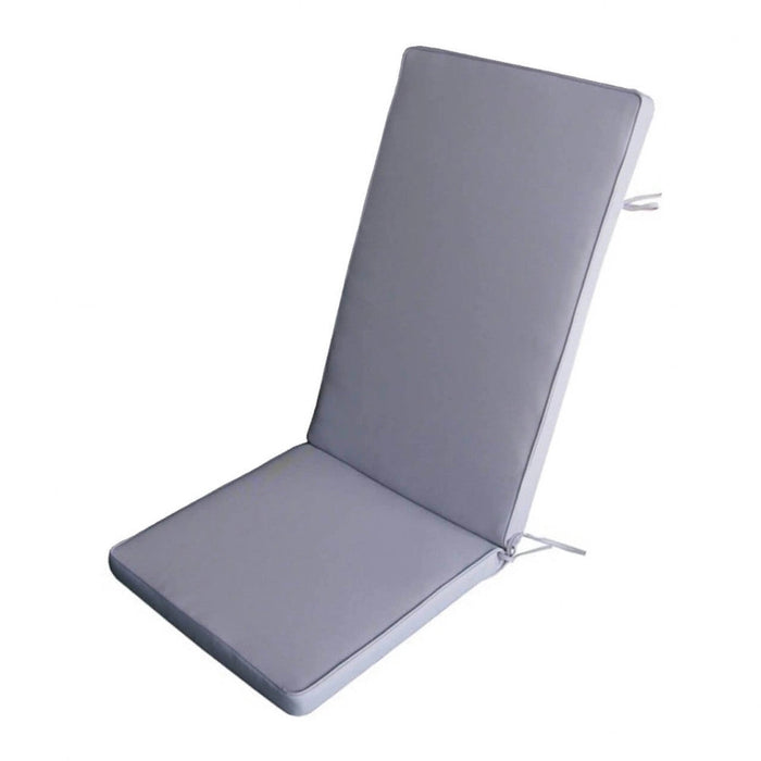 Cuscino Real Medio 90x40x4 cm in Poliestere Grigio