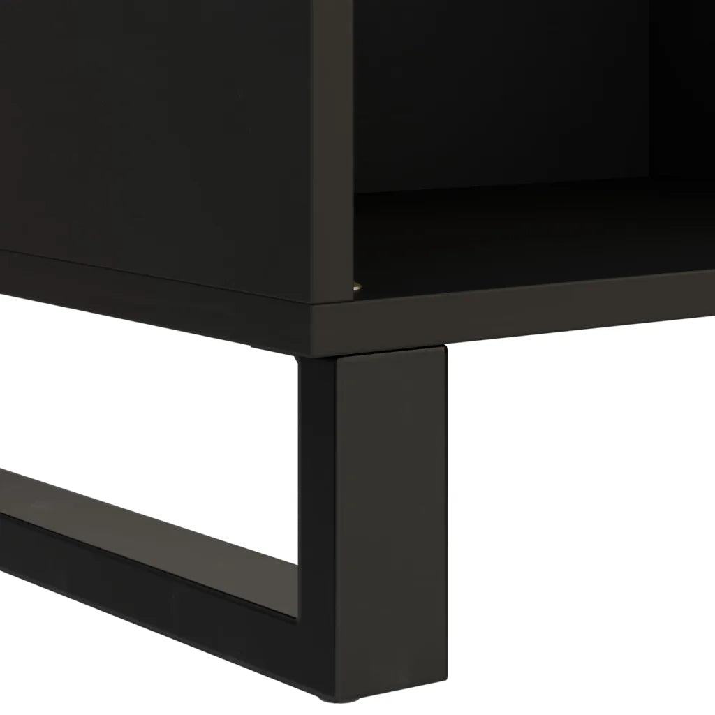 Credenza-Buffet-Armadio da cucina 85x33x75 cm in Legno Massello di Mango 838315