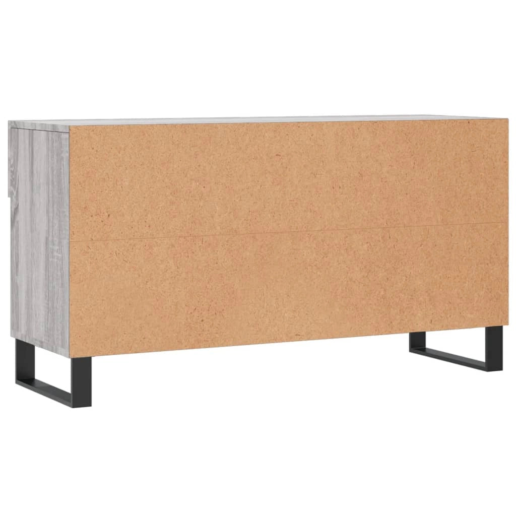 Panca portascarpe/stivali cassettiera scaffale mobiletto portaoggetti per ingresso legno Sonoma 102 x 35 x 55 cm legno ingegnerizzato grigio 02_0023002
