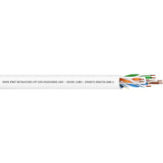 Cavo rete utp cat 6 4x2x23awg non schermato lszh bianco