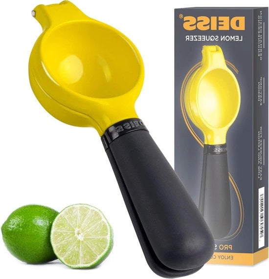 Citruspers Professionale Metallico - Estrazione Massima Succo Handpress con Progetto Ergonomico Antiscivolo - Citruspers Manuale per Limoni e Arance