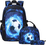 Zaino per Ragazzi - Borsa per Laptop - Fermo Cinghie Regolabili - Materiale Impermeabile - Disegni Abstracti - Borsa per Scuola