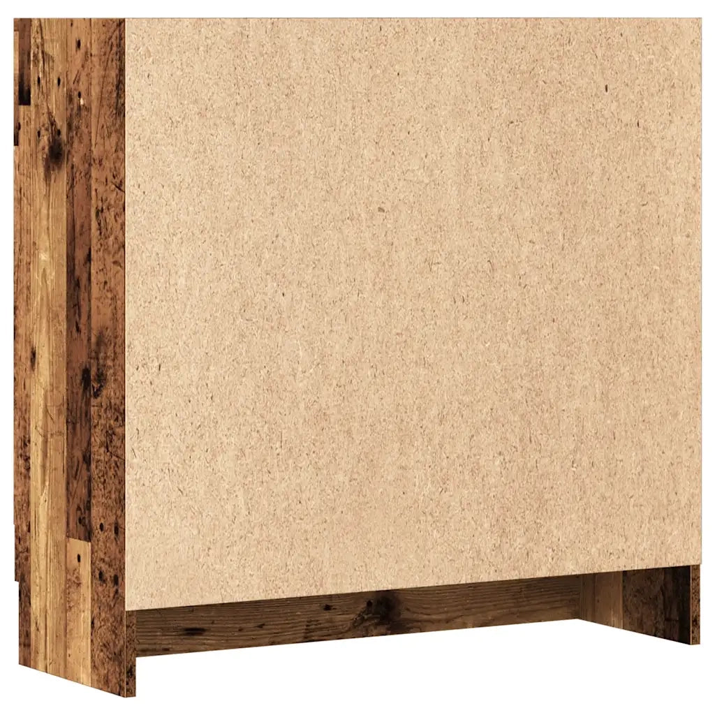 Libreria-Scaffale per Libri-Mobile di Stoccaggio Legno Antico 82,5x30,5x80 cm in Truciolato 772553