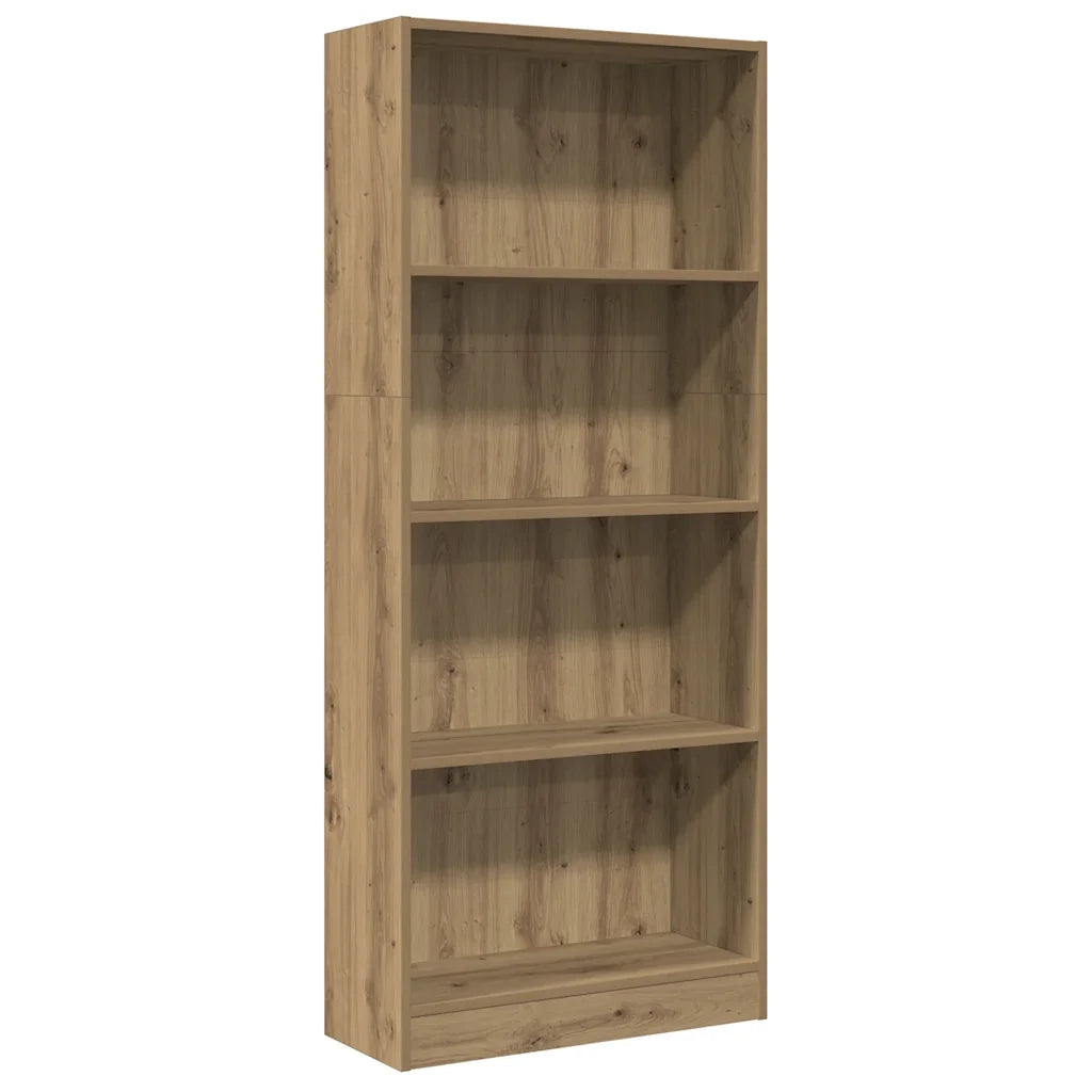 Libreria Rovere Artigianale 60x24x143 cm in Legno Multistrato 857820